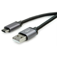 Kabel USB2.0 na USB-C ,  1.8m, crni